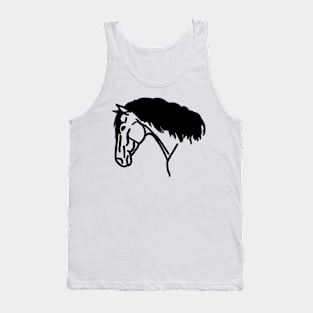 thick mane horse Tank Top